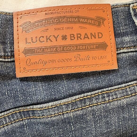 Lucky Brand Men’s Jeans Blue Denim 121 Slim Straight Tag 34x32 Actual 34x29.5 - Picture 10 of 16